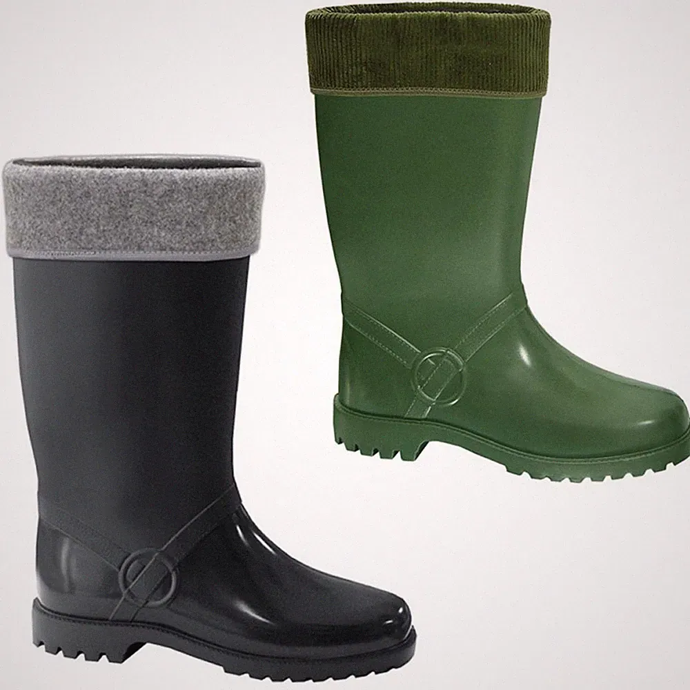 LEMIGO federleichte EVA Gummistiefel gefüttert Regenstiefel Thermostiefel HORSE