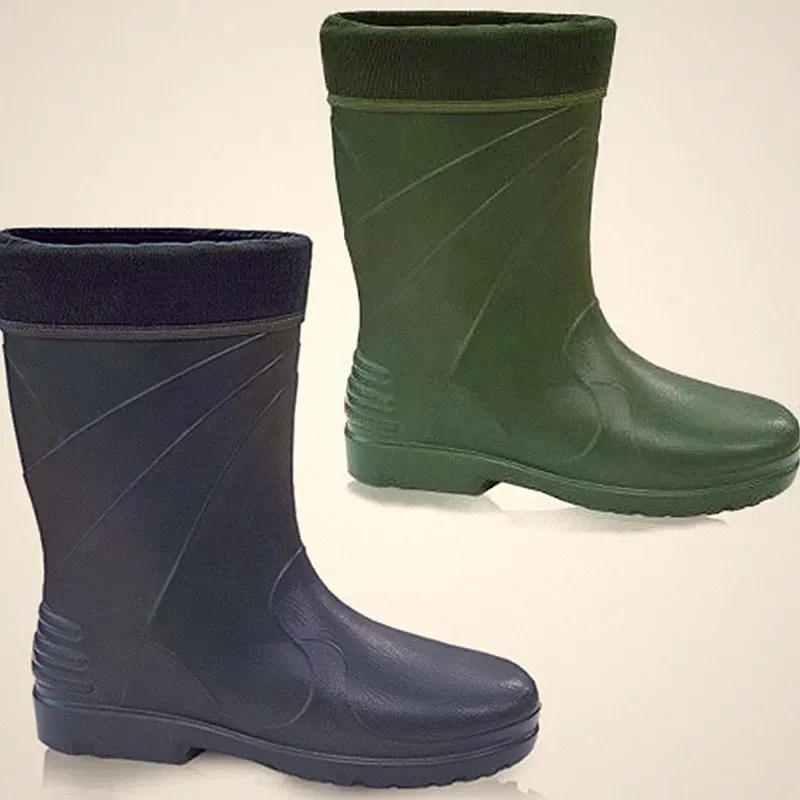 LEMIGO federleichte EVA Gummistiefel gefüttert Thermostiefel Winterstiefel 869