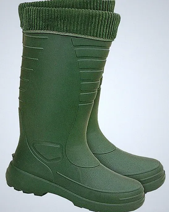 LEMIGO Gummistiefel Gefüttert Winterstiefel Wasserdicht Grün 39-50(BLGRENLANDER)