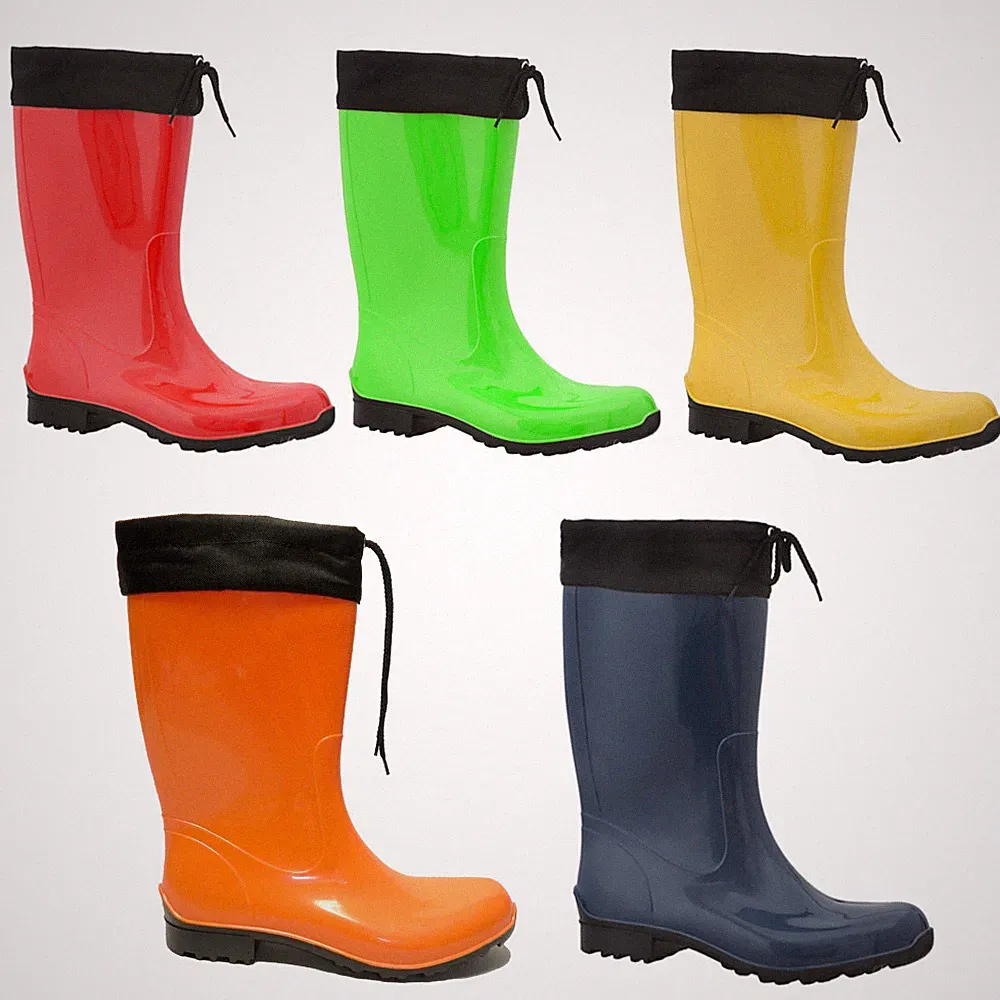 LEMIGO Gummistiefel mit Stulpe Regenstiefel in vielen Farben SARA