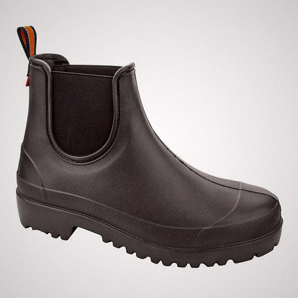 Lemigo Herren EVA Gummistiefel leicht kurz Chelsea Boots Gummistiefeletten Chuck