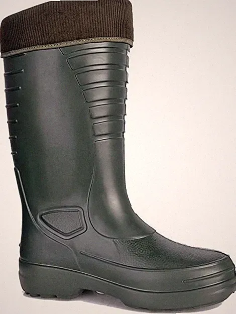 LEMIGO Herren Gummistiefel gefüttert Thermo Gartenstiefel Arbeitsstiefel Winter