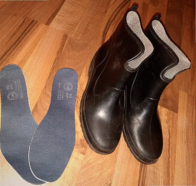 LEMIGO kurze Gummistiefel Gr. 36 Gebraucht Dazu Neuen Einlegesohlen Von TCM