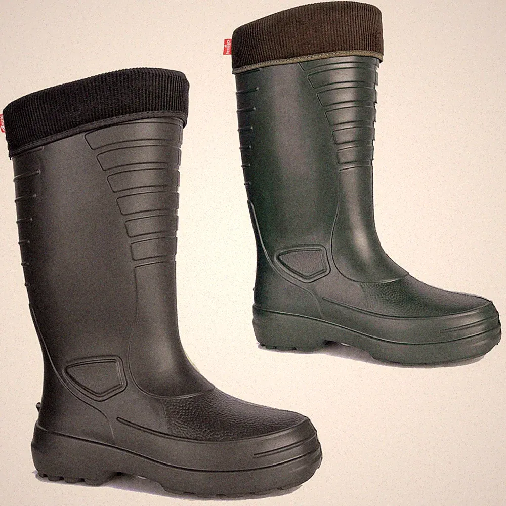 LEMIGO leichte EVA Gummistiefel gefüttert Thermostiefel GRENLANDER 862