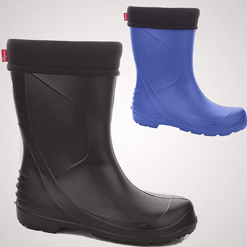 Lemigo leichte EVA Gummistiefel gefüttert Thermostiefel Winterstiefel Dakota