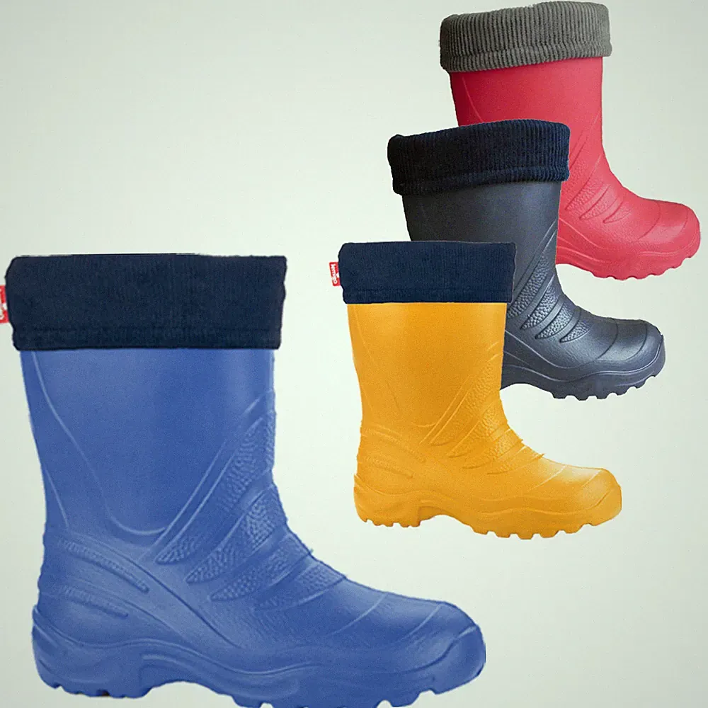 LEMIGO superleichte EVA Kinder Gummistiefel gefüttert Regenstiefel TERMIX 861
