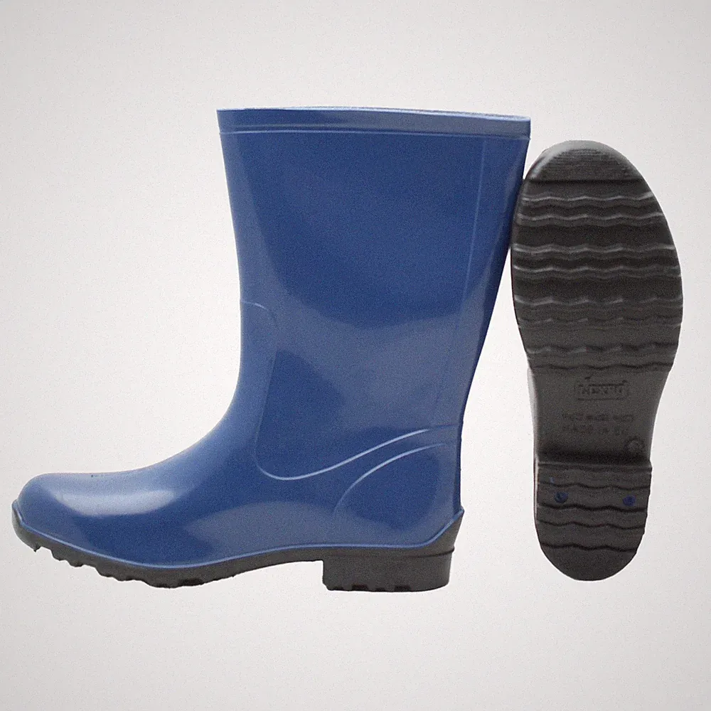 Lexpo Kurzschaftstiefel, Kinder und Damen, blau, mit weitem Schaft, Gr. 36 - 42