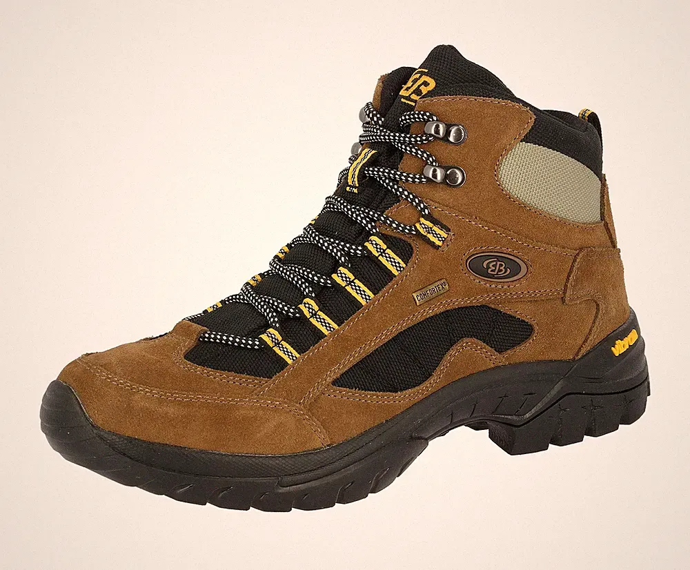 Lico Unisex Chimney Rock Trekking & Wanderstiefel, Braun Schwarz Gelb,36 EU