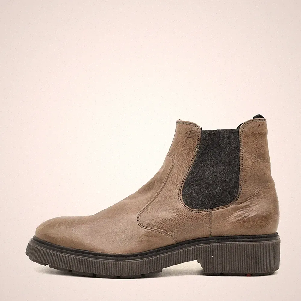 LLOYD Damen Chelsea Boots Stiefeletten Braun Leder Knöchelhoch Comfort EU 40,5