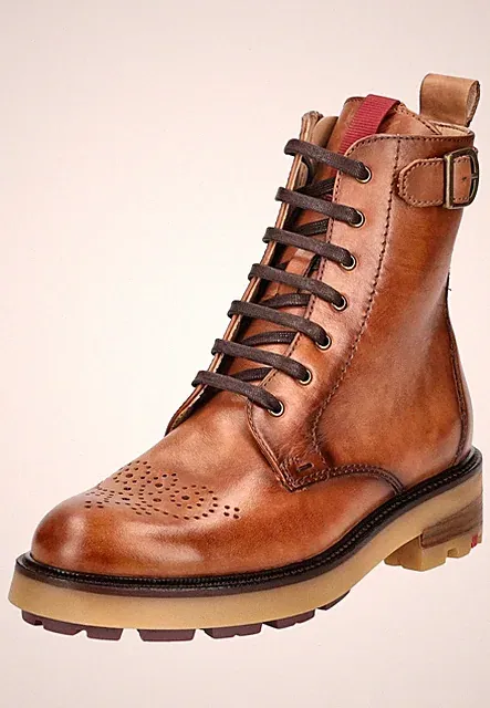 LLOYD SELECTED Stiefelette Echtleder Schnürsenkel NEU - A-Ware