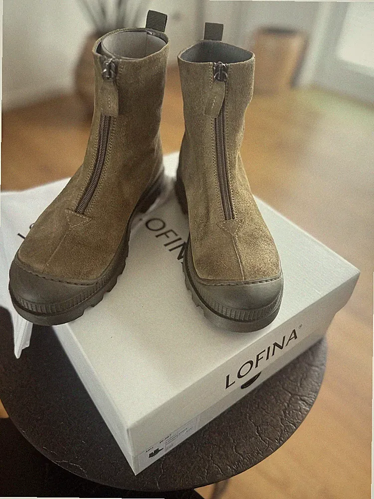 Lofina Stiefel -Dusty Green -NEU Gr. 39,5