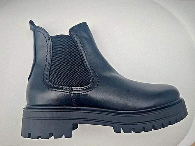LOOKS by JOOP Chelsea-Boot Nappaleder Fb. Schwarz Größe 40 -Neu