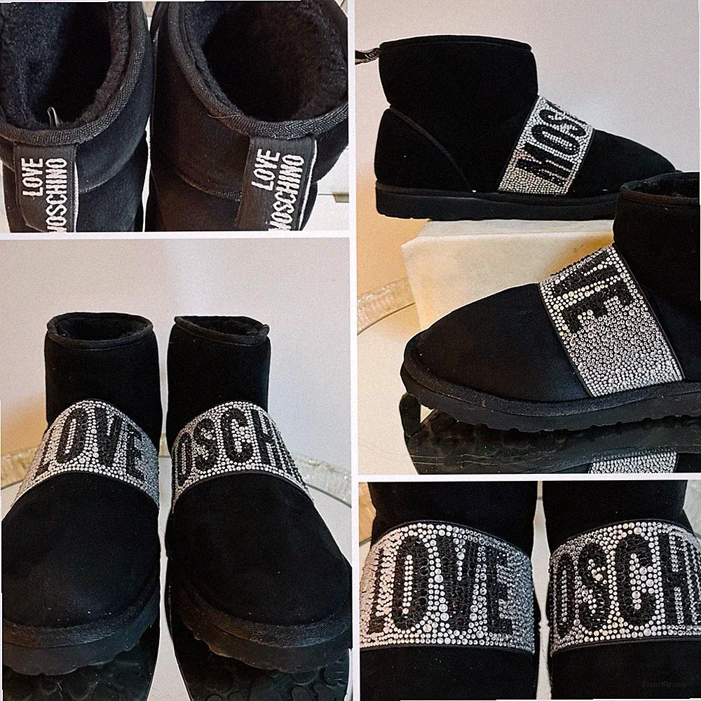 LOVE MOSCHINO Fell Boots Damen Stiefeletten Stiefel 40 41 Winter Gefüttert