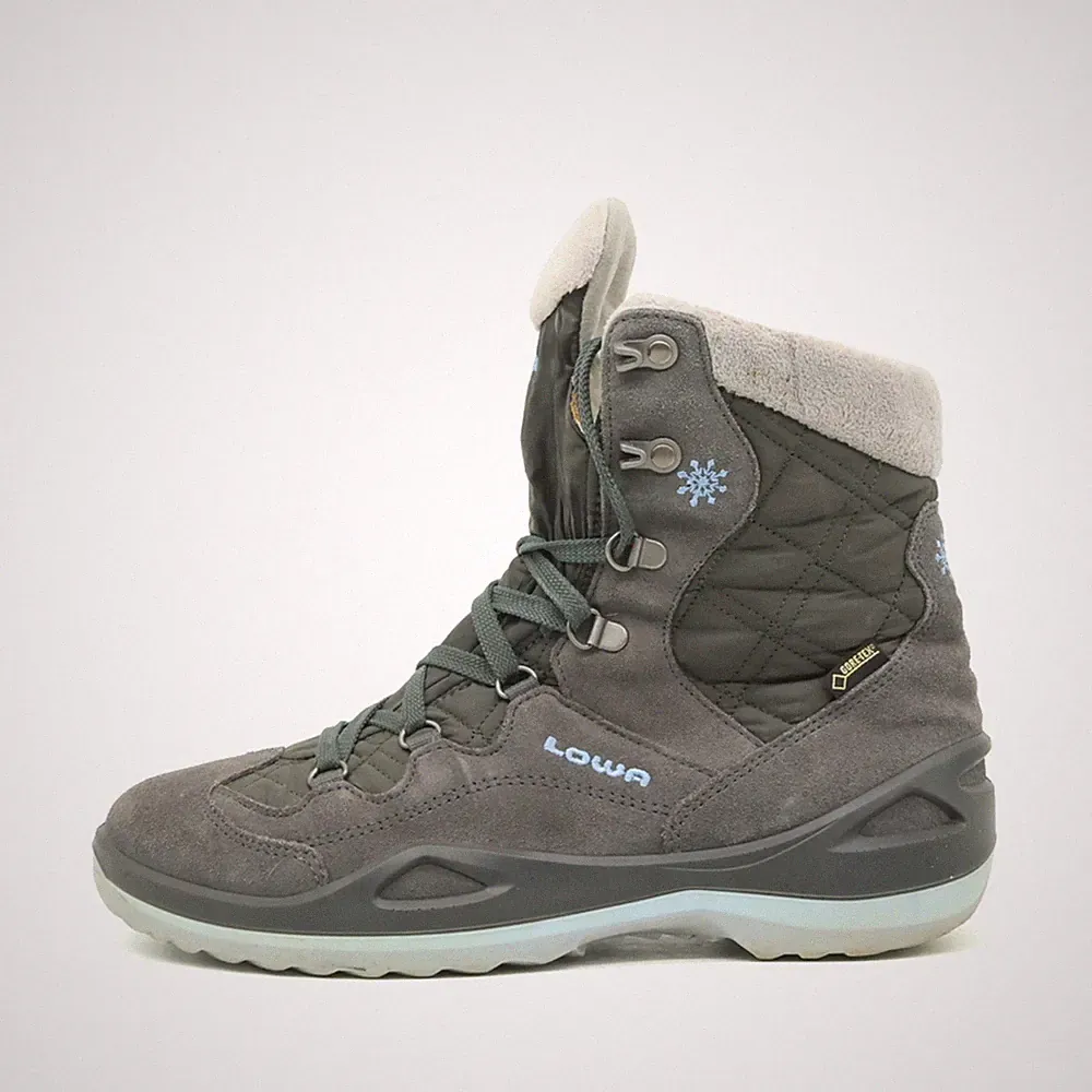 Lowa Damen Calceta GTX Ws Stiefel Grau Wildleder Wasserdicht Winterschuhe EU 38