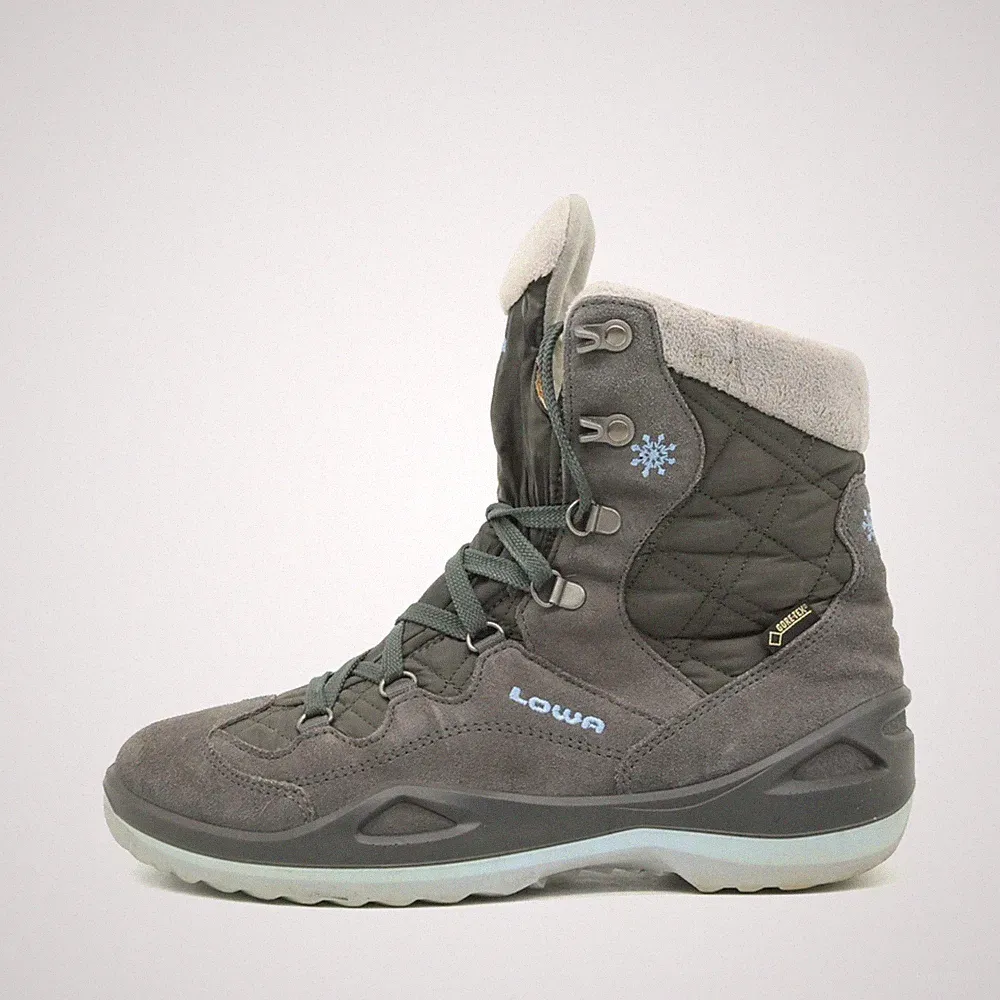 Lowa Damen Calceta GTX Ws Stiefel Grau Wildleder Wasserdicht Winterschuhe EU 38
