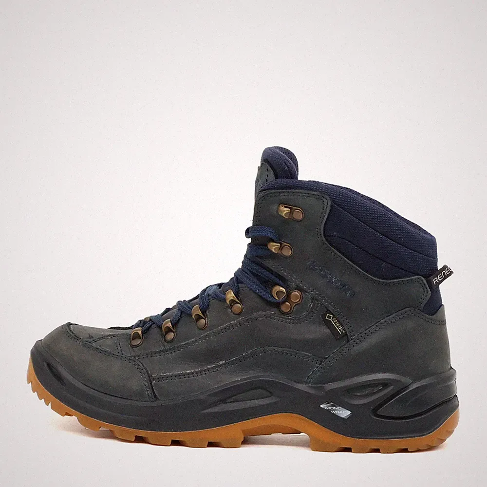 Lowa Damen Renegade GTX Mid Ws Stiefel Blau Mittel Wanderschuhe EU 41.5