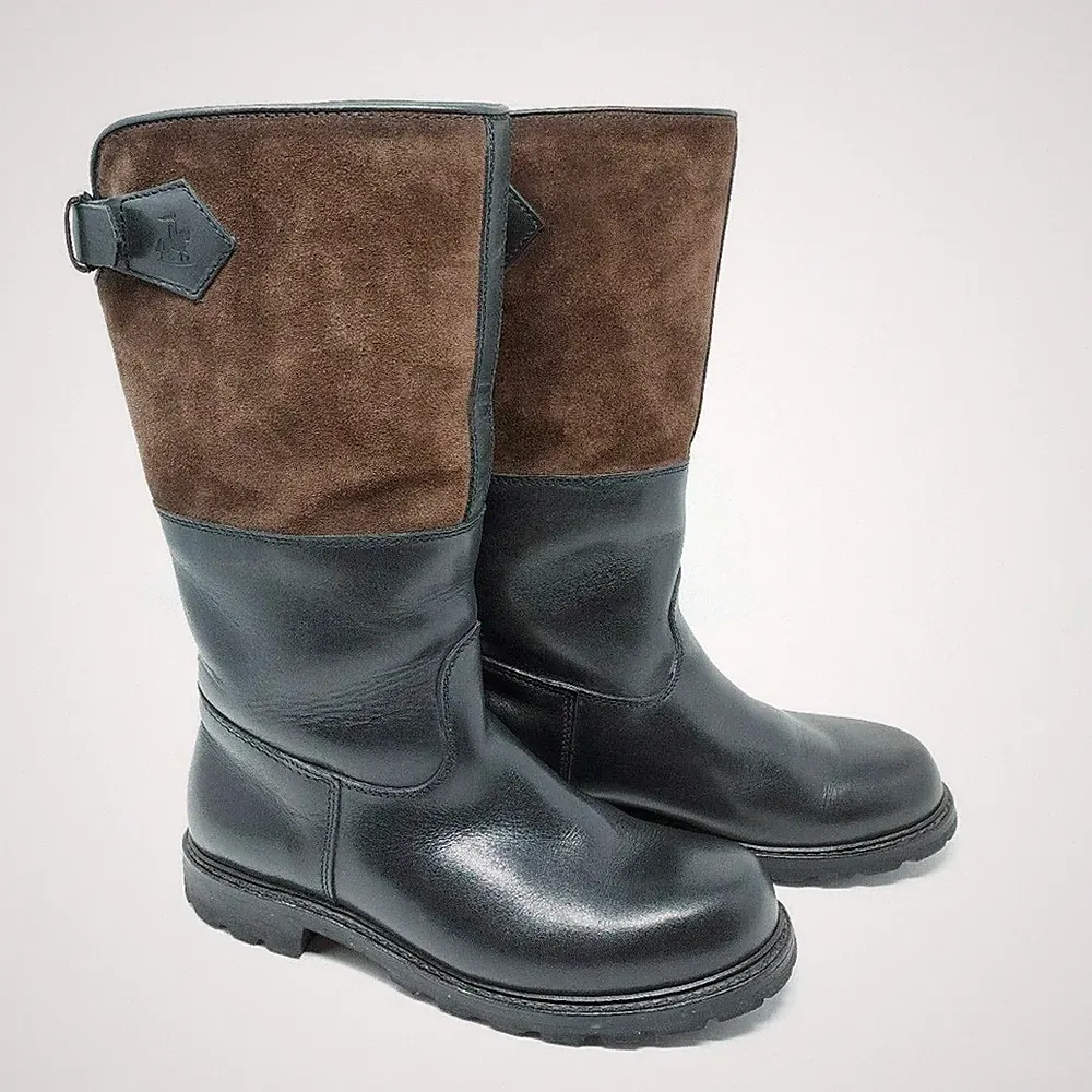 Ludwig Reiter Maronibraterin Lammfell Winterstiefel Schwarz (EU 34,5 UK 2 USL 4)