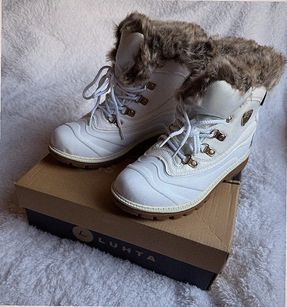 LUHTA Winterstiefel weiß neu 38 wasserdicht
