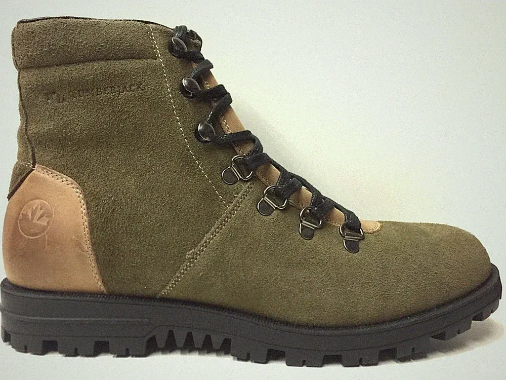 LUMBERJACK X-BOOT MILITARY STIEFEL Gr. 41 - UK 7 LEDER MILITARY GREEN NUBUK