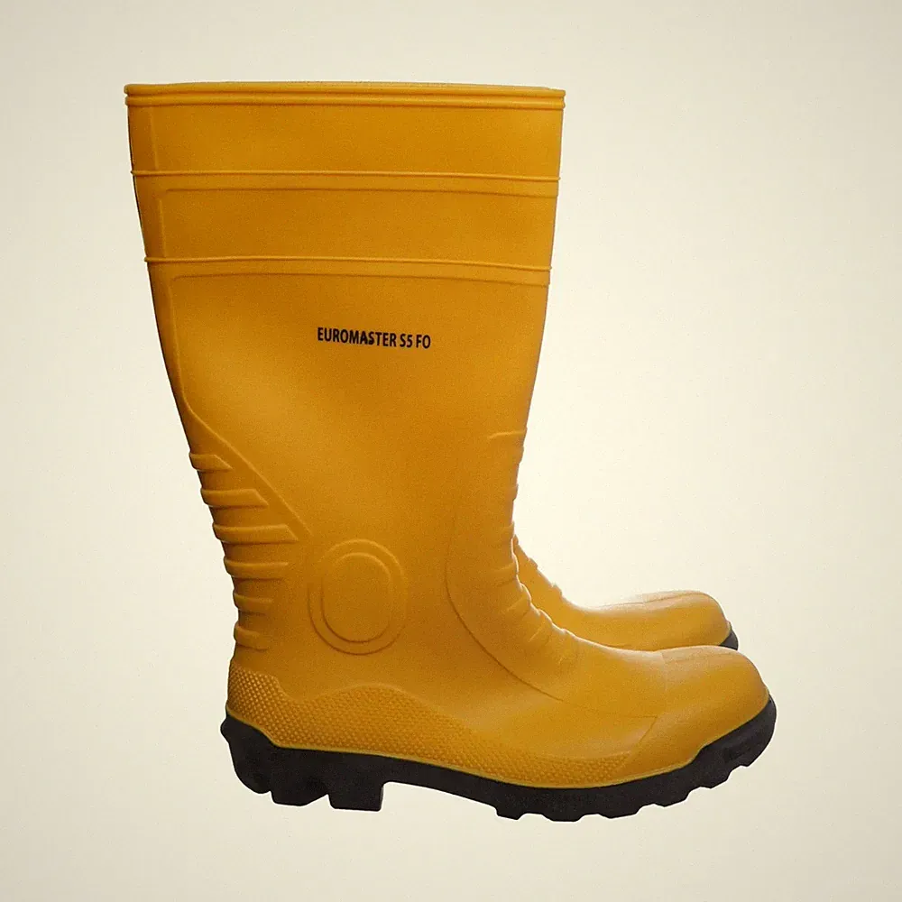 Made in italy, Gummistiefel, Größe: 43, Gelb/Schwarz, Unisex (Erwachsene) #DAb