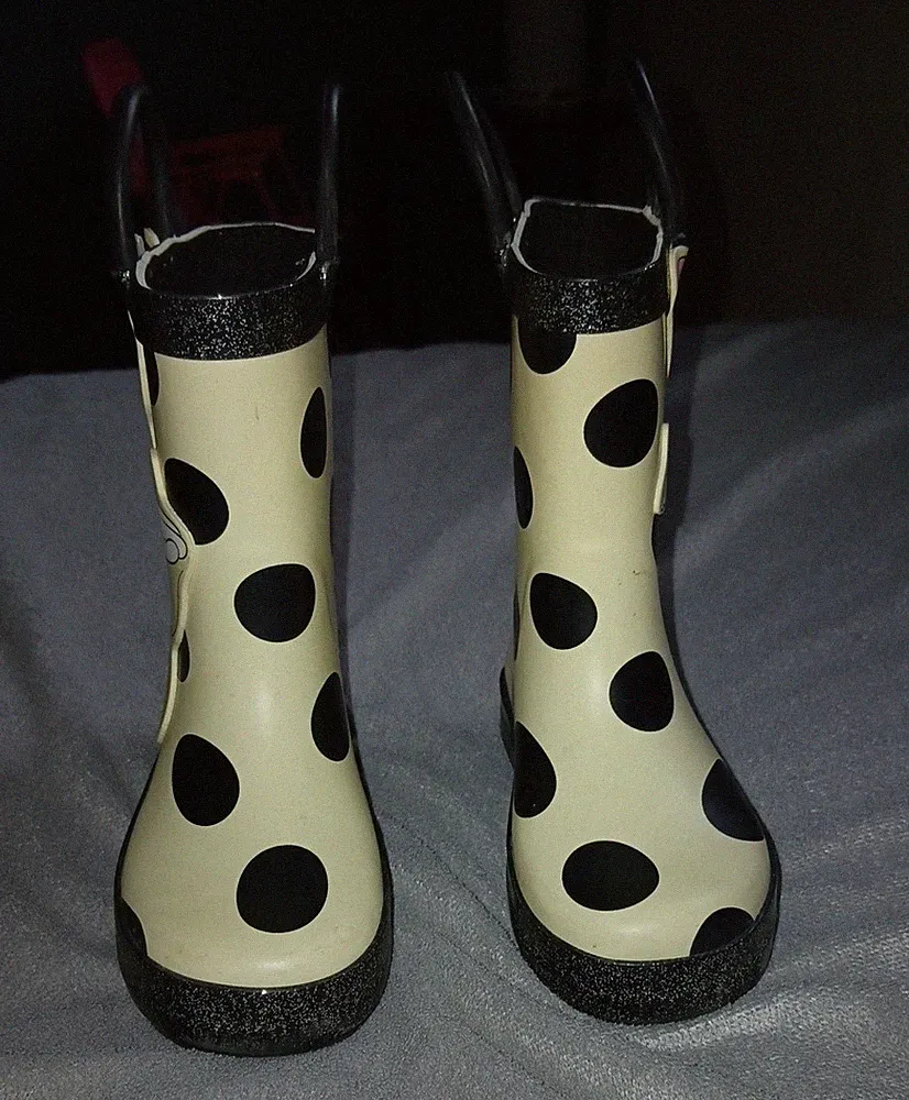Beige Gummistiefel