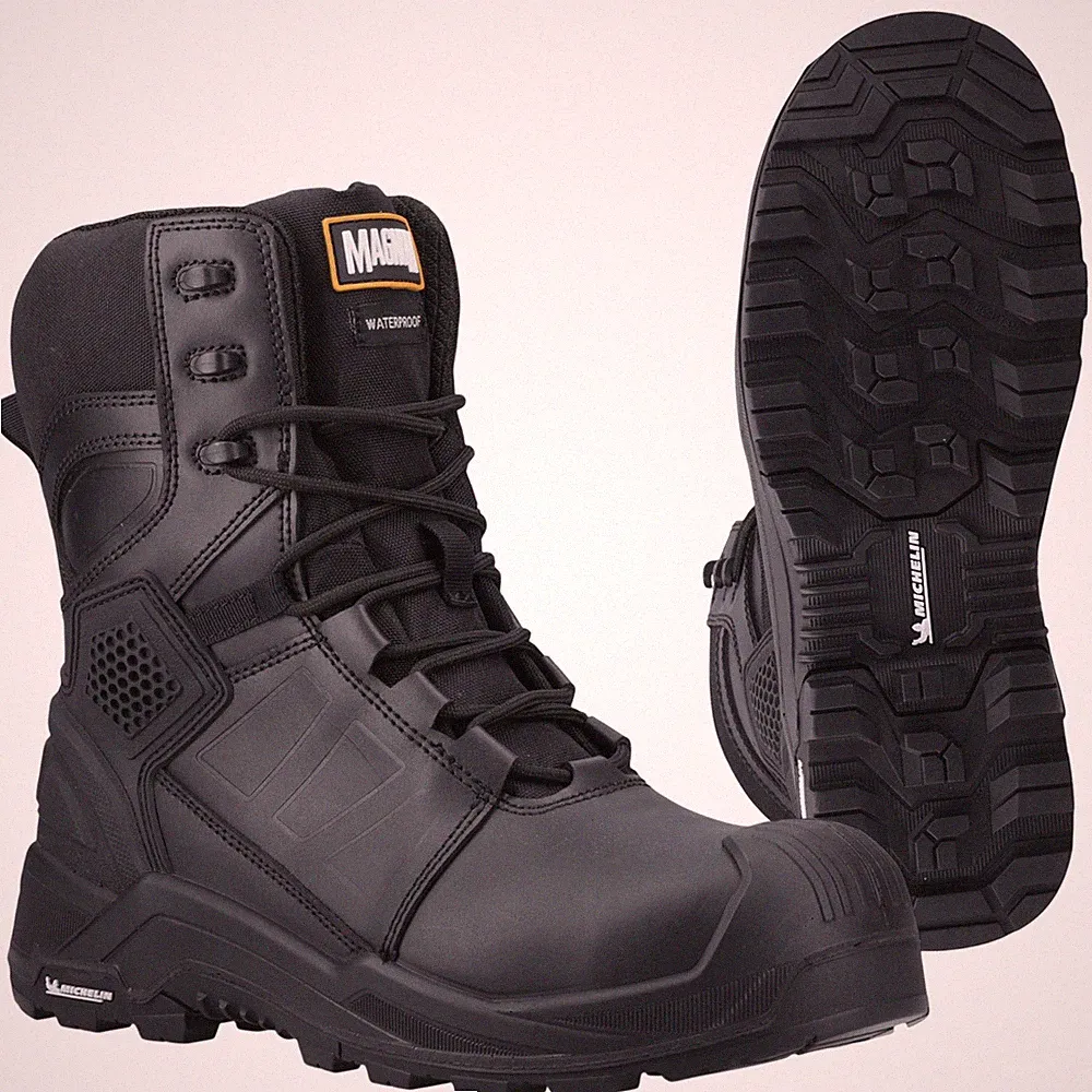 Magnum Unisex Storm Force 8 Side-Zip S7 Sicherheitsstiefel Herren Damen Arbeit hoch 2026