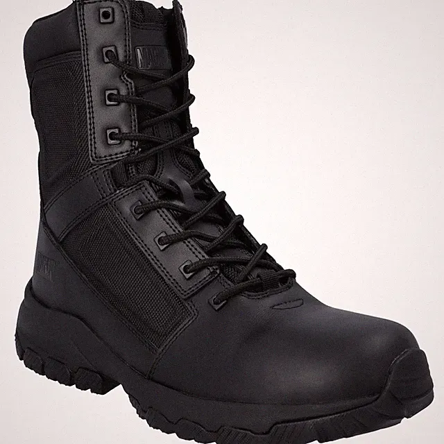 Magnum Vanguard 8 Seitenreißverschluss Uniform Stiefel Herren Damen Leder Leicht