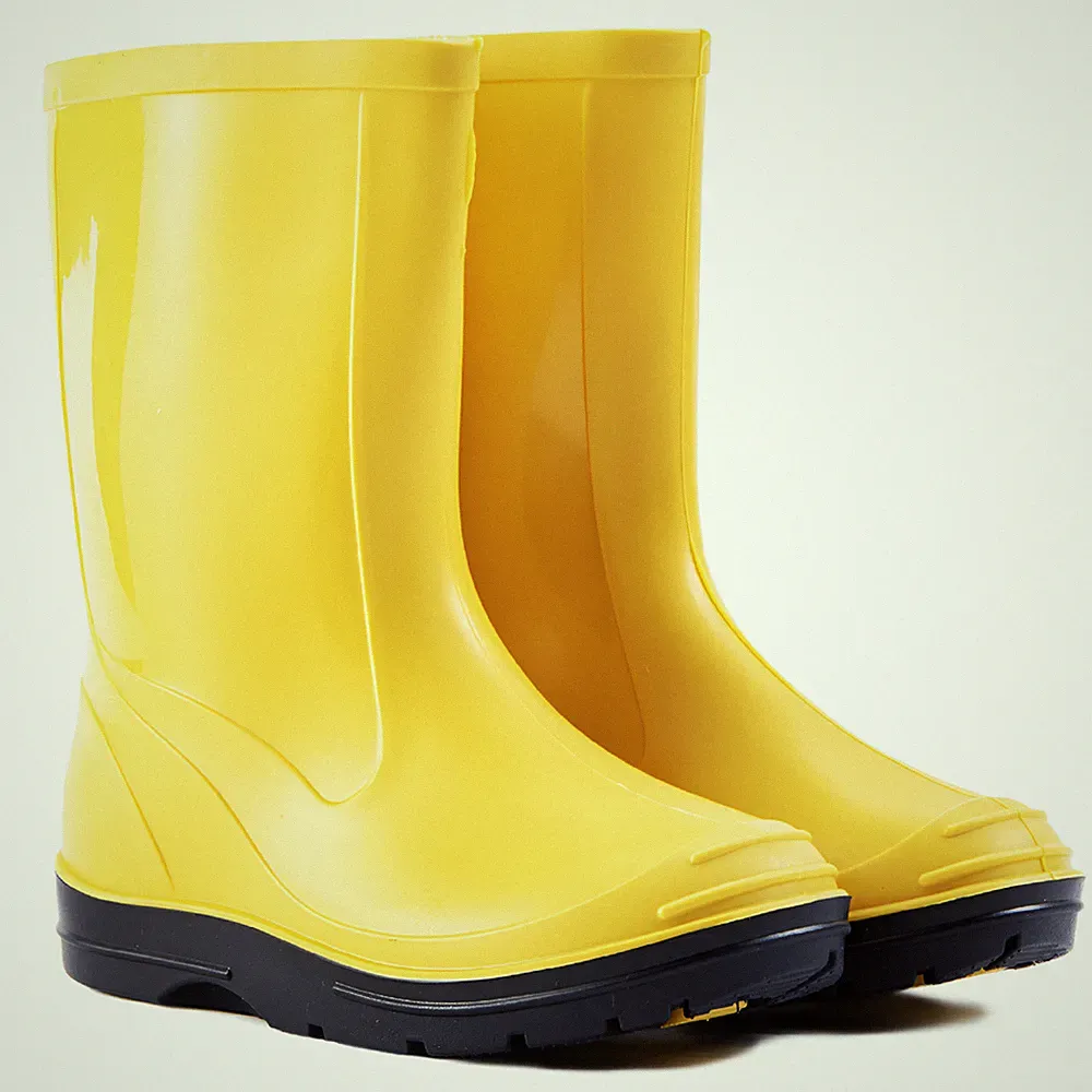 MAGROS Kinder Gummistiefel Gelb Wasserdicht Jungen Mädchen 120P Regenstiefel