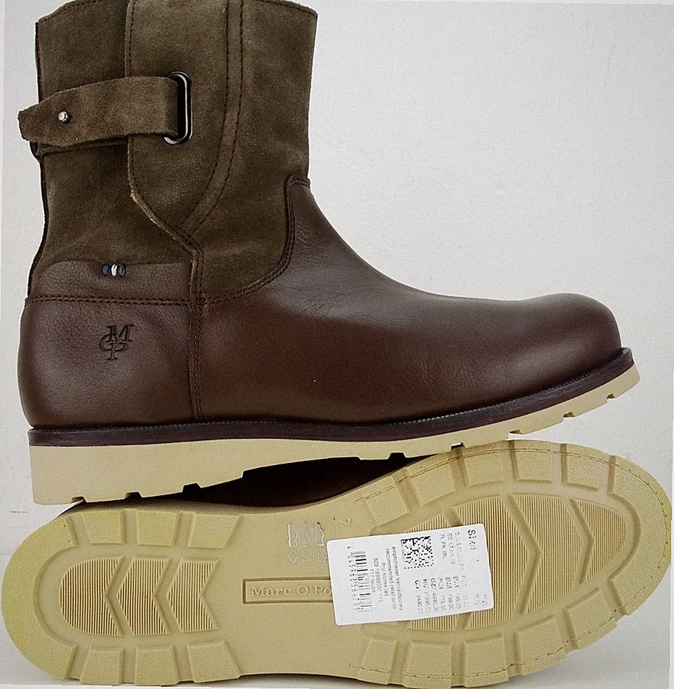 Marc O'Polo Boots Bootie Damen Stiefeletten Winterboots Leder Schuhe Gr40,5 NEU