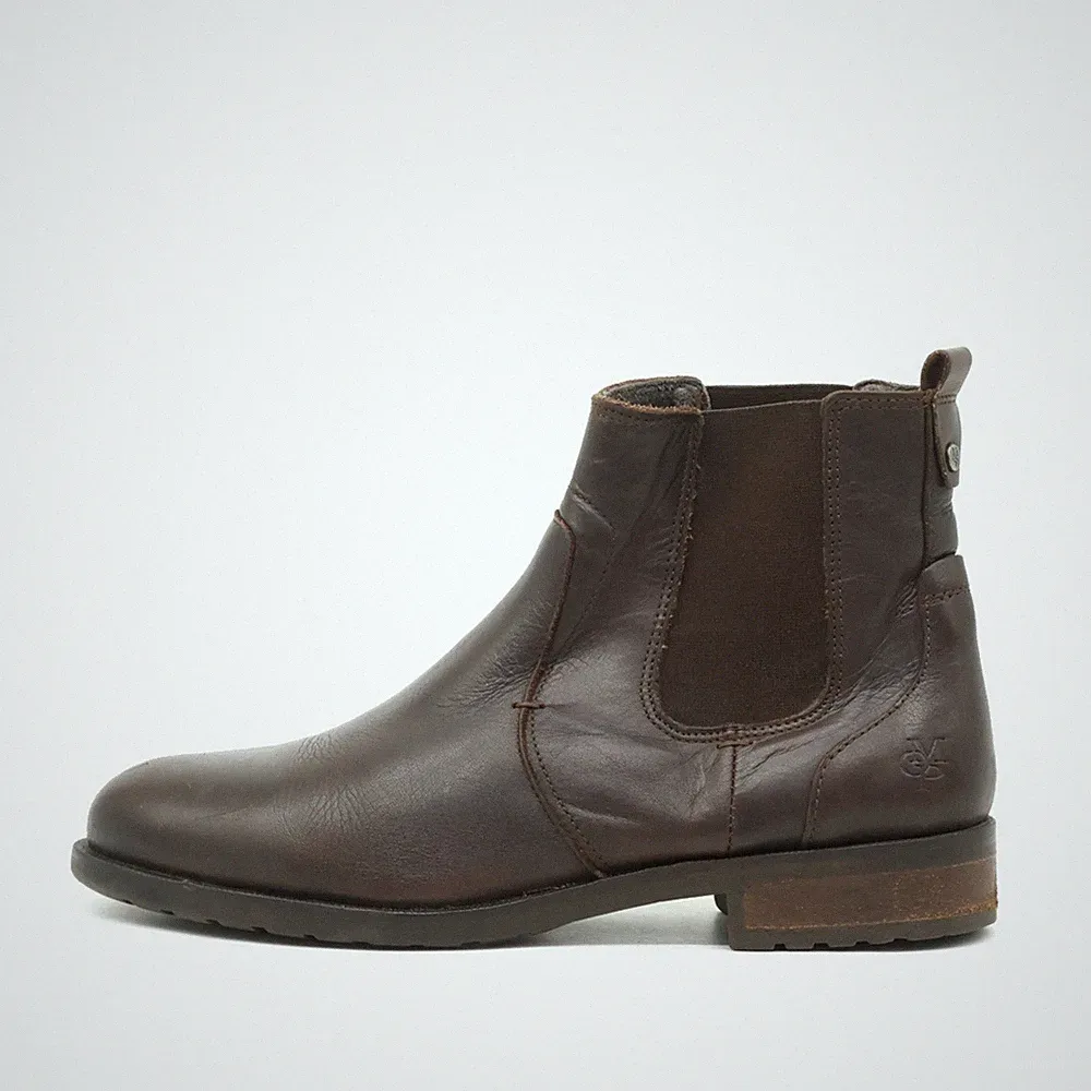 Marc O'Polo Damen Chelsea Boot Stiefeletten Braun Leder Schuhe Boots EU 40,5