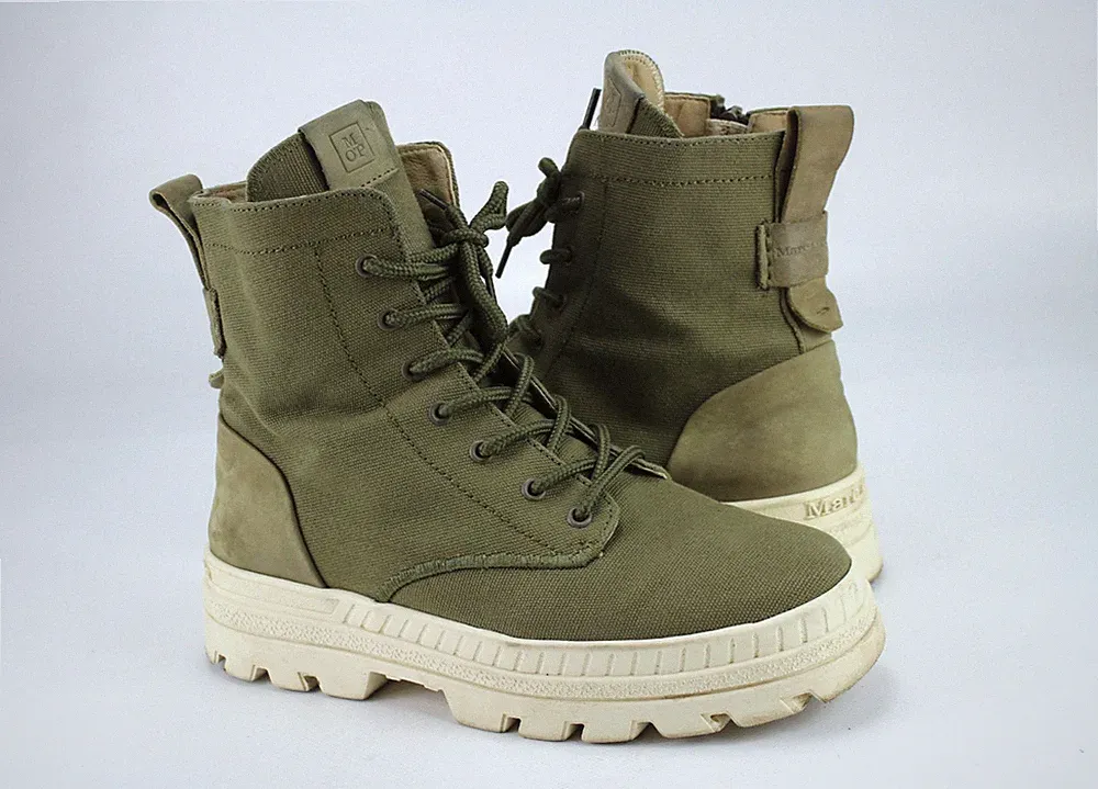Marc O´ Polo Gr.38 Damen Stiefel Stiefeletten Boots Grün TOP