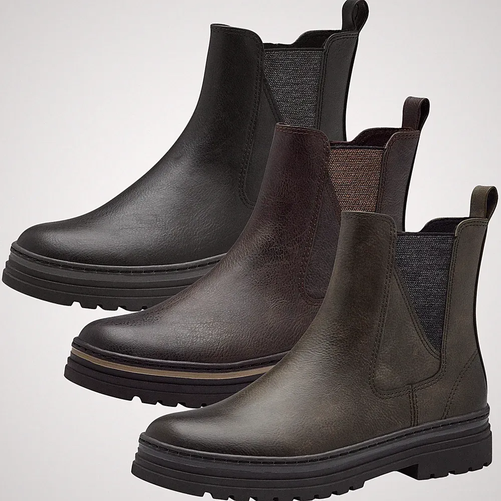 MARCO TOZZI Damen Stiefelette Chelsea Boot Gummizug 2-25493-43