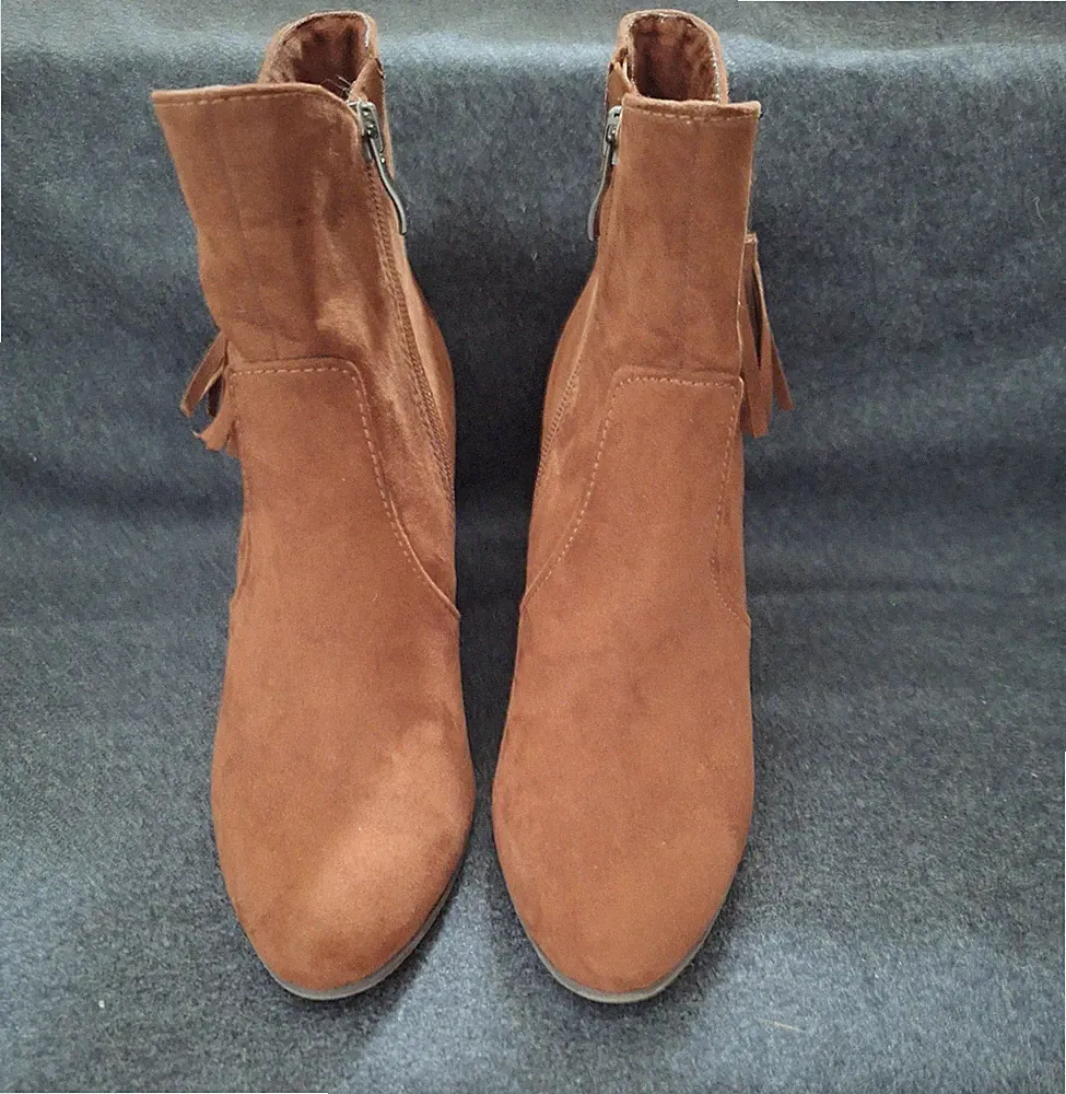 Marco Tozzi Damen Western Stiefeletten Schuhe Cowgirl Gr. 37 Cowboy Boots Cognac