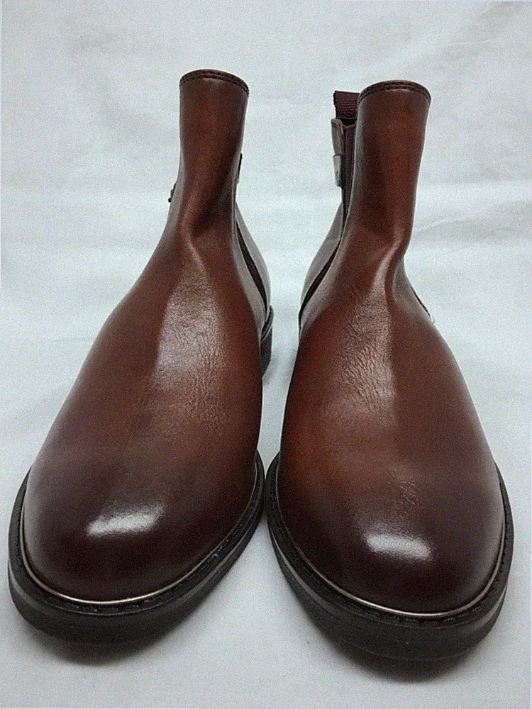 Marco Tozzi Stiefelette/Boots NEU Gr. 37. Leder braun Schnalle Chelsea-Boot
