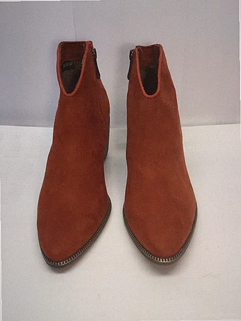 Marco Tozzi Stiefelette Neu Gr. 37 Farbe BURNED ORANGE Westernlook UNIKAT