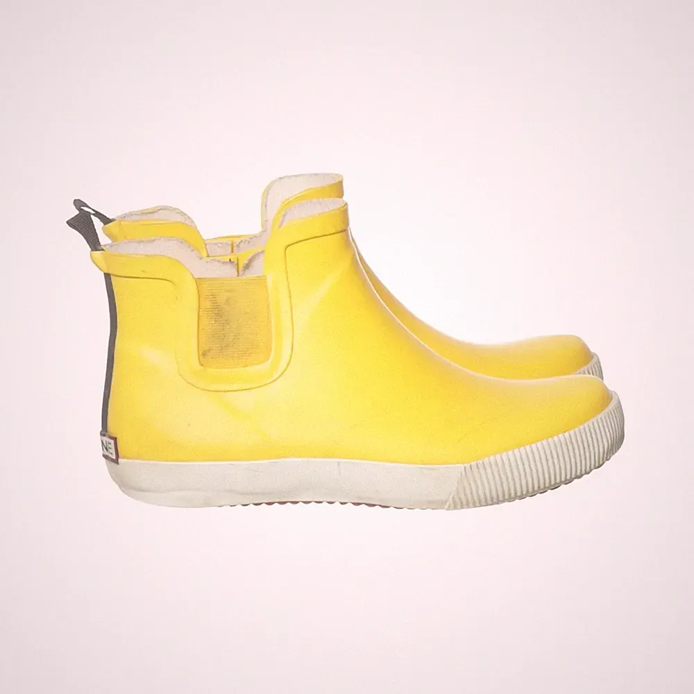 Marine, Kurze Gummistiefel, Größe: 38, model: marine, Gelb, Damen #bUP