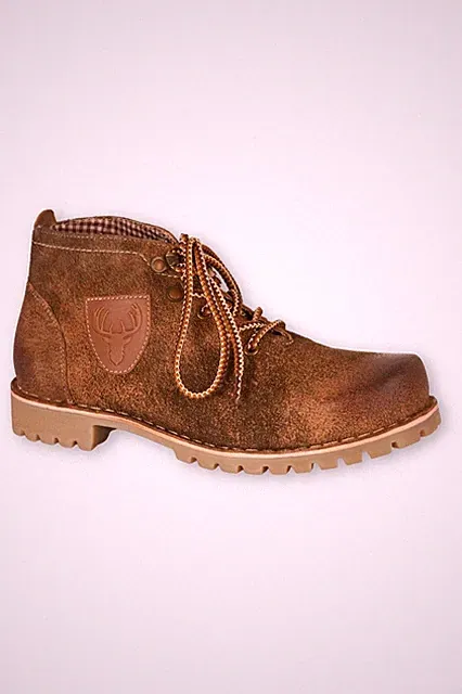 MarJo Trachten Herren Boots Wanderschuhe Stiefel Henner braun Ziegenleder 38-47