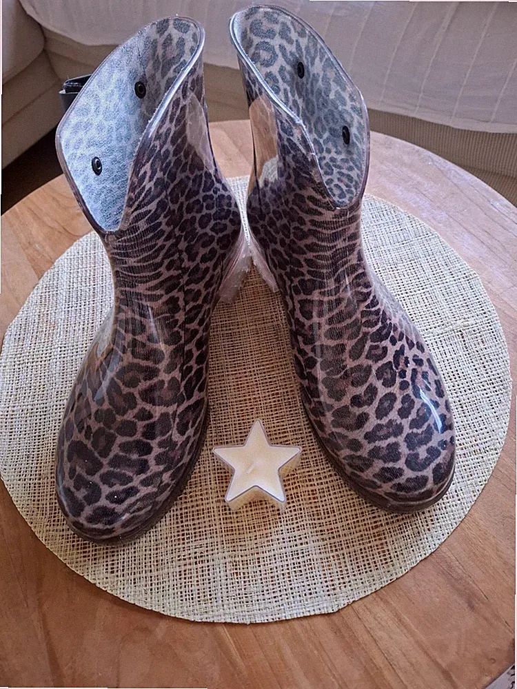 Matschwetter Neuwertig Damen Gummistiefel Gr 39 Leo Design Modisch top Aktuell