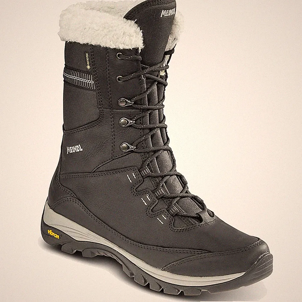 Meindl Novara Lady Gore-Tex Schuhe Damen-Winterstiefel Stiefel Winter Schwarz