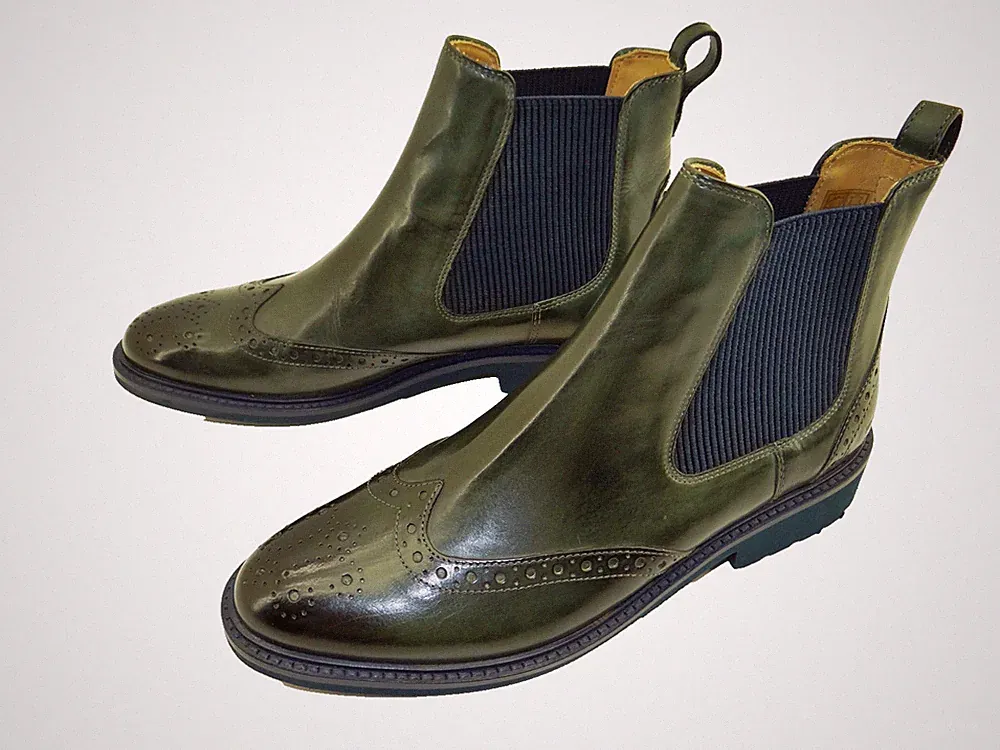 Melvin & Hamilton Selina 29 Chelsea Boots Grün Stiefeletten Stiefel Damen Gr.42