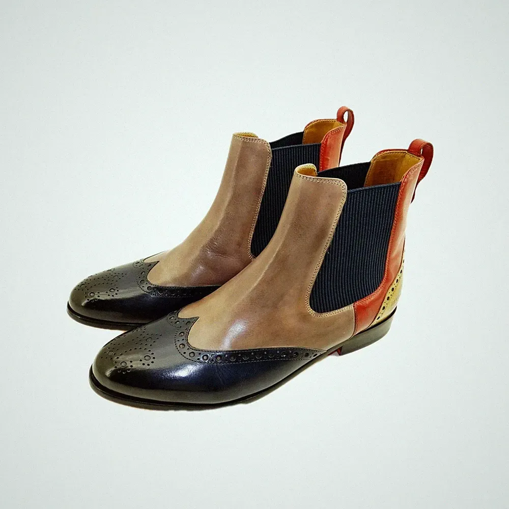 Melvin & Hamilton Selina 29 Chelsea Boots Stiefeletten Damen Leder Schuhe Gr.43