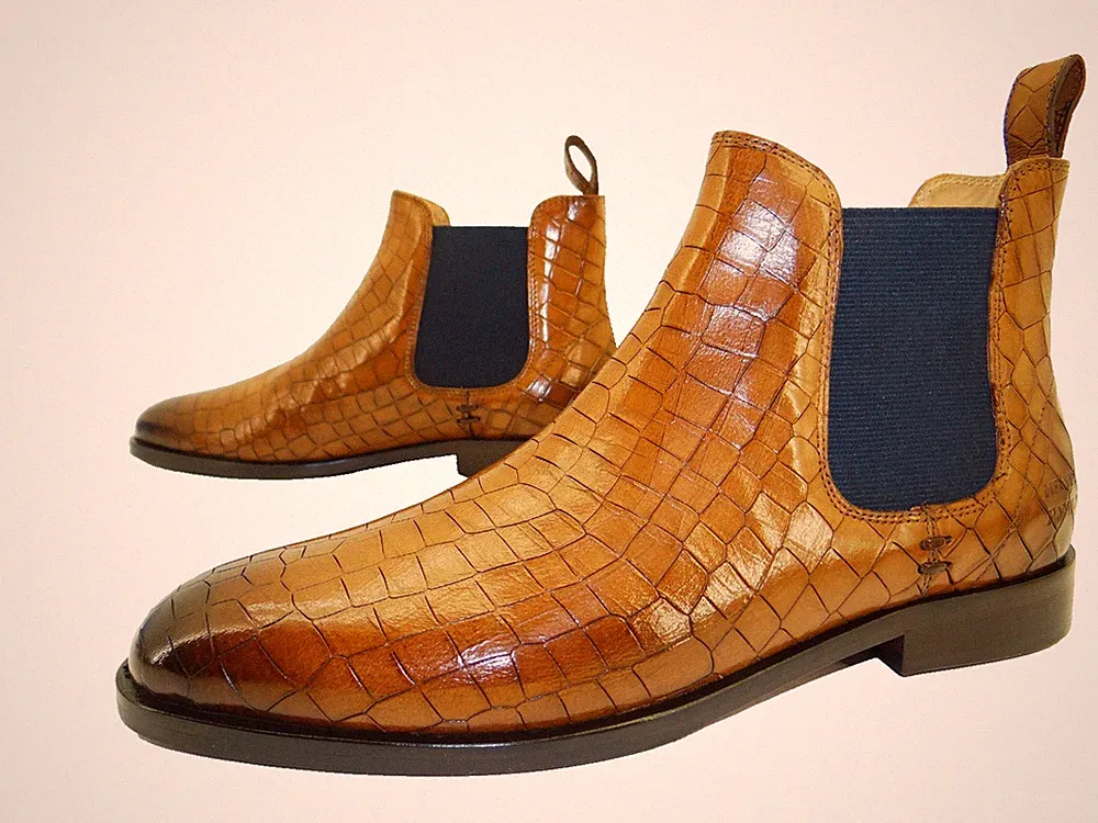 Melvin & Hamilton Susan 10 Chelsea Stiefelette Boots Damen Leder Gr.35 Braun
