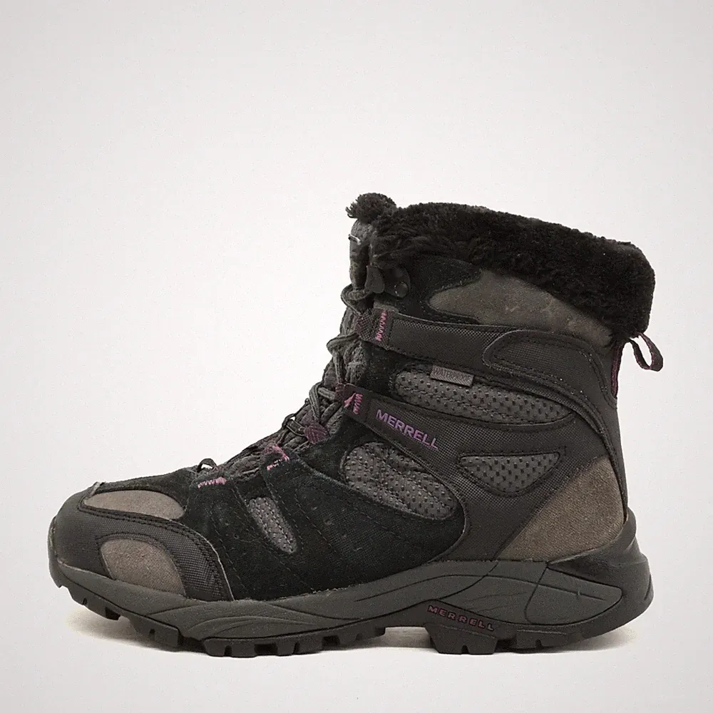 Merrell Damen J09738C Stiefel Schwarz/Lila Footwear Wanderschuhe EU 40