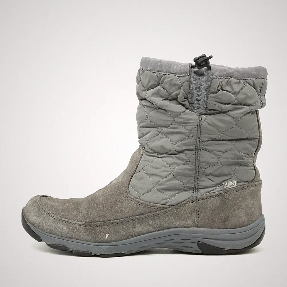 Merrell Damen J17910 Stiefel Grau Veloursleder, Waterproof Winterstiefel EU 41