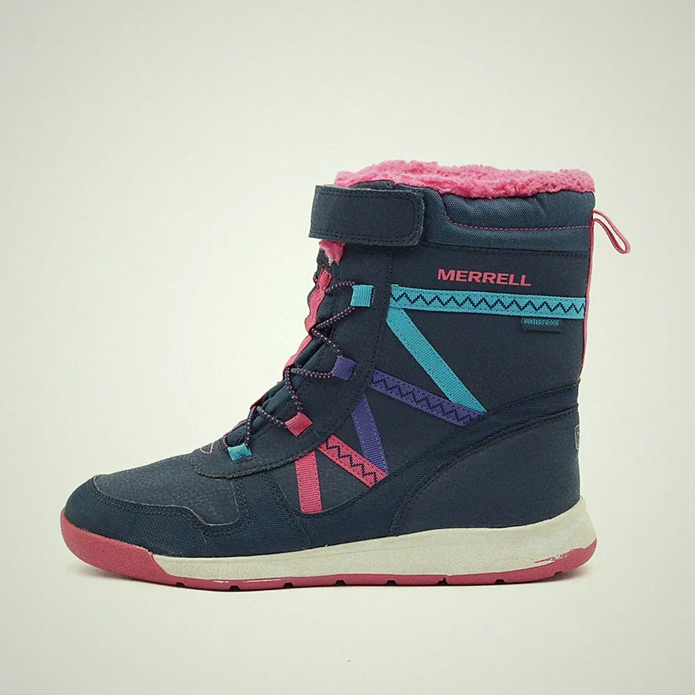 Merrell Damen MK165201 Stiefel Blau/Pink/Violett Grip Winterstiefel EU 36
