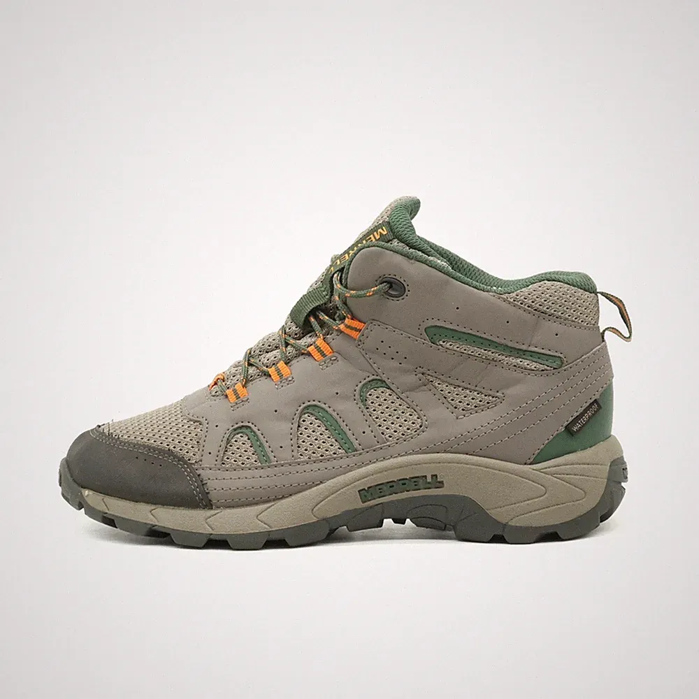 Merrell Damen MK264768 Stiefel Grau Grün Orange PU Hiking Wanderschuhe EU 36