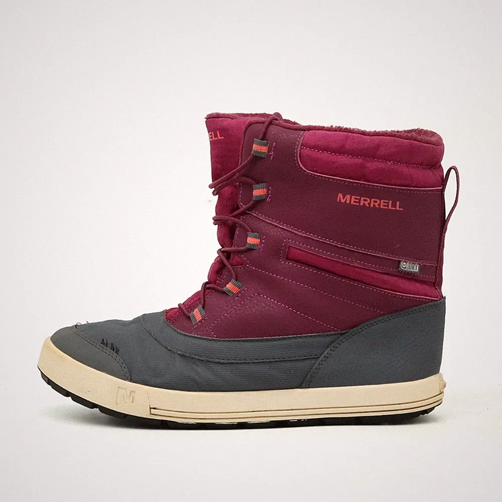Merrell Damen ML-Snow Drift WTRPF Stiefel Lila/Grau Snow Winterstiefel EU 38