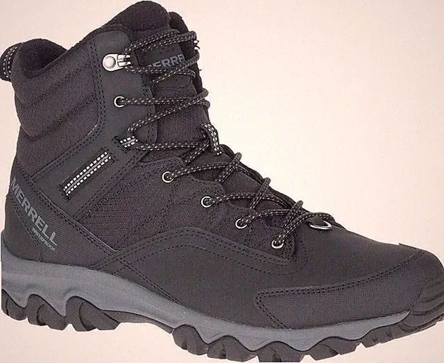 Merrell Thermo Akita Mittelhoch Stiefel Schwarz Neu Gr. 36
