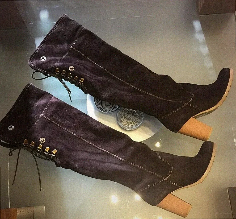 MEXX Women Bootee Damen Stiefel Dunkelbraun wildleder Gr. 37