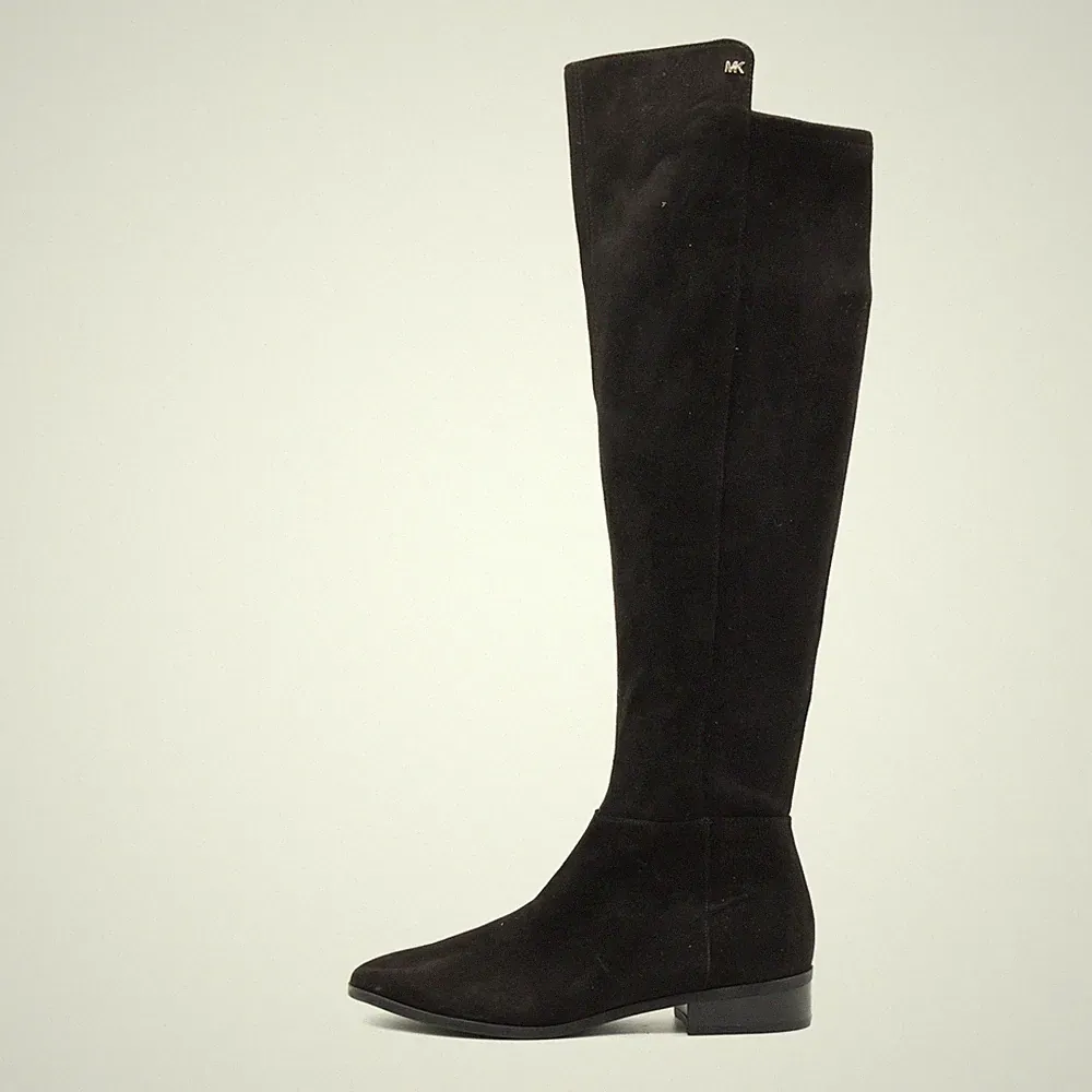 Michael Kors Damen Overknee Wildlederstiefel Boots Overknee-Stiefel EU 36,5